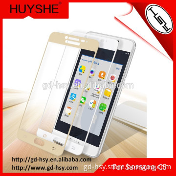 Samsung C5 Mobile Phone Accessories/Full Cover 2.5D Arc Edge Color Tempered Glass Screen Protector for Samsung Galaxy C5000